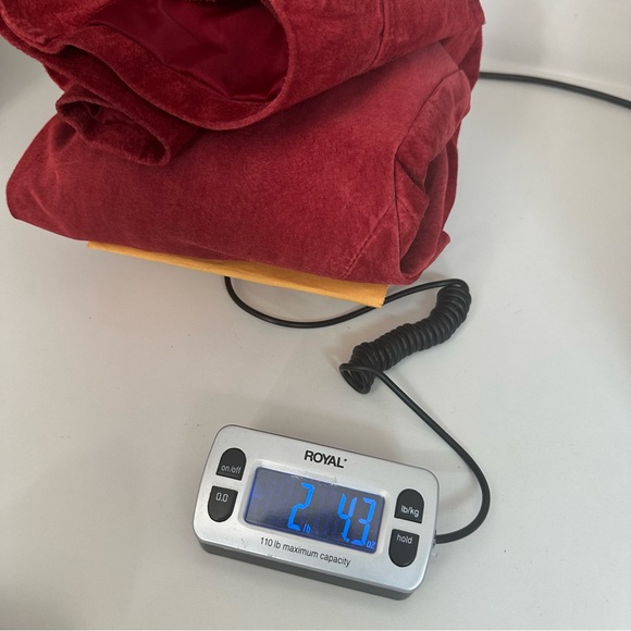 Vintage 90s St. John's Bay Women's Suede Leather Blazer Jacket Rust Size Large - Picture 7 of 10